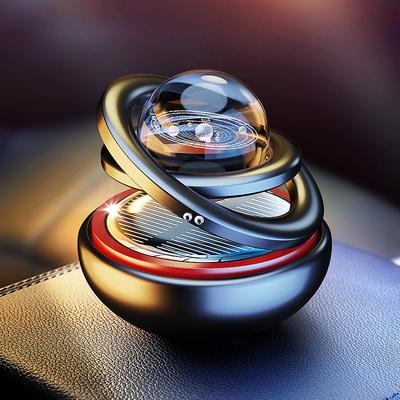 Planet Car Aromatherapy Perfume - Solar-Powered Car Air Freshener for Men - Long-Lasting Fragrance and Decorative Design