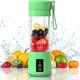 Portable BlenderPersonal Blender with USB Rechargeable Mini Fruit Juice MixerPersonal Size Blender for Smoothies and Shakes Mini Juicer Cup Travel 380MLFruit JuiceMilk