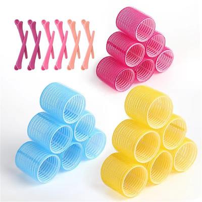 36Pcs Hair Roller Set with Clips, Self-Grip Hair Rollers for Volume, Salon Hairdressing Curlers and DIY Hairstyles, 4 Sizes Rollers Hair Curlers in a Storage Bag