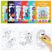 THE TWIDDLERS - 24 Mini Colouring Books for Kids A6 Paper Size - Fun Assorted Designs Children Art Activity Gift Set Party Favours and Halloween Stocking Fillers