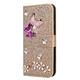 Phone Case For Samsung Galaxy S24 S23 S22 S21 S20 Ultra Plus FE A72 A32 A52 S10 S9 S8 S7 Plus Edge Wallet Case with Stand Holder Flip Rhinestone Heart Glitter Shine Hard PU Leather