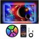 16.4ft 5m USB LED Strip Light RGB Color Changing Bluetooth APP Control Music Sync Waterproof for Bedroom Living Room Kitchen Yard Party Ceiling