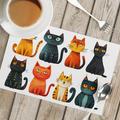 1PC Animal Pattern Placemat Table Mat 12x18 Inch Table Mats for Party Kitchen Dining Decoration