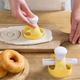 2pcs/set Plastic Donut Cutter With Dipping Plier, Doughnut Mould, Doughnut Maker, Non-Stick DIY Doughnut Baking Tools