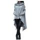 Women's Pullover Hoodie Dress Basic Sportswear Front Pocket Light Gray Dark Gray Wine Plain Loose Fit Street Pile Neck Long Sleeve S M L XL 2XL