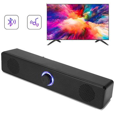 4D Surround Sound BT 5.0 Speakers Computer Speakers Stereo Subwoofer Suitable For Laptop Computer Theater TV Soundbar Box Home Theater