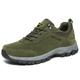 Men's Trainers Athletic Shoes Sneakers Trekking Shoes Hiking Walking Outdoor Daily PU Non-slipping Lace-up Dark Grey Army Green Brown Spring Fall