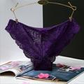 [3 Packs] Women Sexy Thong Panties Full Lace Cute Bowknot Low Waisted Seamless Bikini Briefs Comfy Underwear