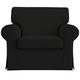 Cotton Ektorp 1 Seat Chair Sofa Cover with Cushion Cover, Replacement IKEA Ektorp Armchair Cover 1 Seat Couch Slipcover for Dogs, Replacement Sofa Furniture Protector