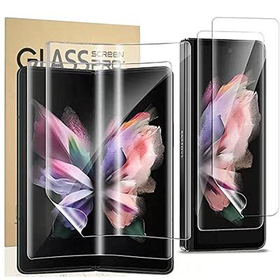 2 Sets Screen Protector For Samsung Galaxy Z Fold 6 Z Fold 5 Z Fold 4 Z Fold 2 Z Fold 3 TPU Hydrogel 9H Hardness Self-healing Anti-Fingerprint High Definition Ultra Thin