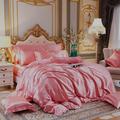 Stain Silk Duvet Cover Bedding Sets Comforter Cover with 1 Duvet Cover or Coverlet,1Sheet,2 Pillowcases for Double/Queen/King(1 Pillowcase for Twin/Single)