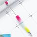 Yeahmol 10 Pieces Beadable Pen Bead Ballpoint Pen Black Ink Rollerball Pen Writing Pen Gradient Red White Yellow Y03G4B6E