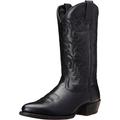 Men's Boots Cowboy Boots Vintage Western Boots Embroidered Mid Calf Chunky Heel Boots Cavender's/Tecovas Boots Classic Outdoor PU Black Brown Fall Winter
