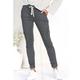 Women's Cargo Pants Skinny Pants Trousers Plain Full Length Micro-elastic Mid Waist Fashion Streetwear Street Daily Black Khaki S M Fall Winter