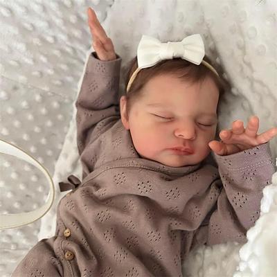 19inch Newborn Baby Size Already Finished Reborn Baby Doll Laura 3D Skin Hand Detailed Painted Skin Visible Veins