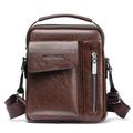 Mens PU Leather Briefcases Business Bag Shoulder Bag Fashion Crossbody Bag Retro Messenger Bags Casual Satchel Travel Bag Valentine's Day Gift