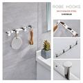 Bathroom Rack Robe Hook Bathroom Shelf New Design Adorable Creative Contemporary Modern Stainless Steel Low-carbon Steel Metal 1PC - Bathroom Wall Mounted