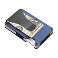 Slim Wallets for Men. Carbon Fiber RFID Mens Wallet w Money Clip. Thin, Minimalist Aluminum Credit Card Holder