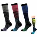 3 Pairs Graduated Medical Compression Socks for WomenMen 20-30mmhg Knee High Sock