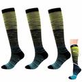 3 Pairs Graduated Medical Compression Socks for WomenMen 20-30mmhg Knee High Sock