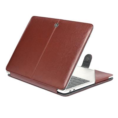 MacBook Case Compatible with Macbook Air Pro 13.3 inch Hard PU Leather Solid Color