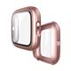 Screen Protector Compatible Fitbit Versa 2 Case Frosted PC Ultra-Thin Slim Tempered Glass Protective Case All-Around Full Cover Bumper Shell for Fitbit Versa 2 Smart Watch