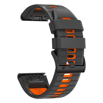 Watch Band for Garmin Fenix 7 7X 6 6X Pro Forerunner 955 945 935 Instinct 2X Solar Epix Approach S62 S60 Marq Descent G1 Quatix Silicone Replacement Strap 26mm 22mm Quick Fit Sport Band Wristband