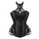 Women's Plus Size Corsets Halloween Waist Trainer Body Shaper Flower Sport Casual Punk Gothic Daily Going out Polyester Breathable Halter Neck Sleeveless Summer Spring Black Red