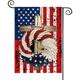 1pc, Garden Flag 4th Of July Patriotism Linen Double Sided Garden Flag (12''x18''), Home Decor, Anniversary Independence Day Outdoor Decor, Yard Decor, Garden Decorations (No Metal Brace).