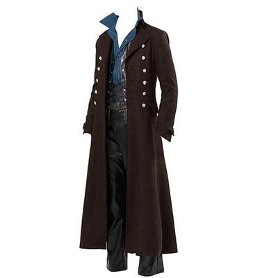 Medieval Coat Outerwear Ren Faire Pirate Men's Pirate Steampunk Festival Adults' Coat Winter Fall Winter