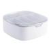 Dust-proof Wire Cable Holder Box Office Drawer USB Storage Box with Lid White
