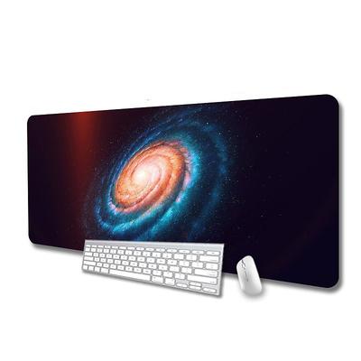 Large Mouse Pad XL 35.4x15.7in Big Extended Computer Keyboard Mouse Mat Desk Pad for Laptop with Stitched Edges Waterproof Mousepad for Gamer HomeOffice