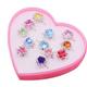 Alloy Ring Cartoon Cute Ring Children's Jewelry Jewelry Mixed 12/36 Pieces 1 Box Toy Jewelry