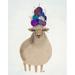 Sheep with Wool Hat Full Poster Print - Funky Fab (24 x 36)