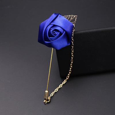 Men's Brooches Vintage Style Stylish Roses Flower Fashion Classic British Brooch Jewelry Wine Navy Black For Party Daily Fall Wedding
