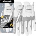 Genuine Men's Golf Glove Stretchable Magic Glove with Nano Breathable Design, Anti-Slip Silicone for Durability, Specifically Designed for Left Hand