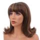 Brown Highlight 60s Beehive Wigs for Women Pinup Pelucas 50s Synthetic Hair Wig for Women Ladies Daily Used Costume Cosplay Fancy Dress 1960s Retro Wigs