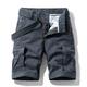 Men's Cargo Shorts Bermuda shorts Hiking Shorts Multi Pocket Plain Sports Outdoor Streetwear Cargo Shorts Shorts ArmyGreen Khaki
