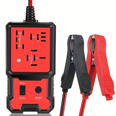 12V Automobile Relay Tester - Electronic Battery Generator Diagnostic Tool, Universal Check Analyzer