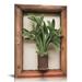 Nawypu 3D Framed Artificial Succulent Plant Wall Art for Stylish Home Decor