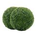 HANXIULIN 1PCS 9.06 Artificial Boxwood Topiary Balls Plant Wedding Decor Indoor/Outdoor Artificial Plant Ball Topiary Tree Substitute