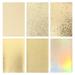 6pcs Faux Leather Sheet Craft Sewing Sheet Artificial Fabric Sheet DIY Material