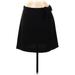 Draper James Casual A-Line Skirt Knee Length: Black Print Bottoms - Women's Size 6