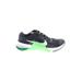 Nike Sneakers: Activewear Platform Activewear Green Print Shoes - Women's Size 7 1/2 - Almond Toe