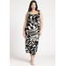 Plus Size Women's Intarsia Column Dress by ELOQUII in Sophisticated Squiggles (Size 18/20)