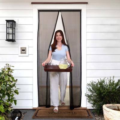 Insta-Screen™ Single Screen Door by BrylaneHome in Black