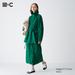 Women's Gathered Long Skirt | Green | Medium | UNIQLO US