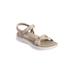 Women's The Go Walk Flex Sublime Sandal by Skechers in Taupe (Size 10 M)