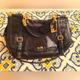 Coach Bags | Coach Mad Pin Leather Abby Satchel Handbag | Color: Black/Gold | Size: Os