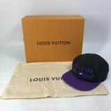 Louis Vuitton Accessories | Auth Louis Vuitton Mp3408 Casquette-Croc Maltier Hat Cap Baseball Cap | Color: Black/Blue | Size: Os